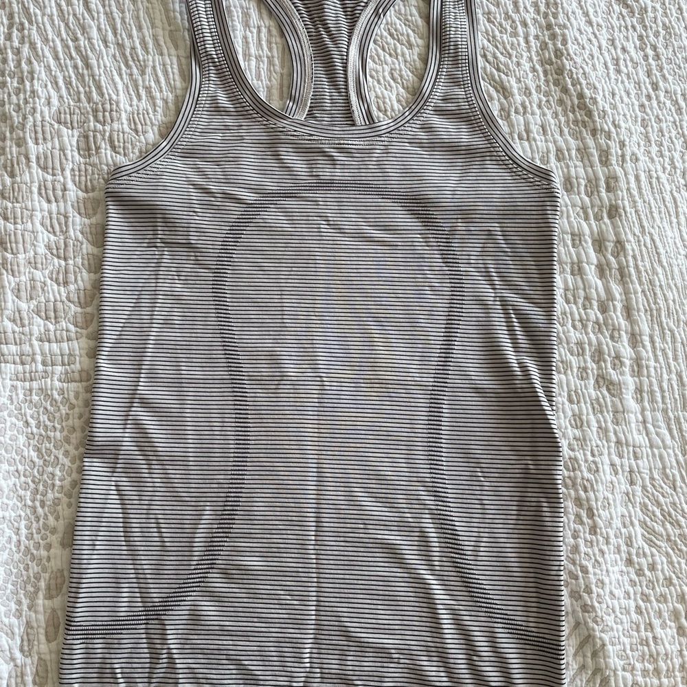 Lululemon Stripe Racerback - Picture 2 of 2